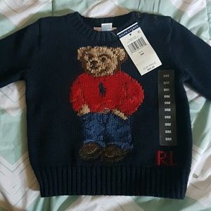 Baby polo sweater